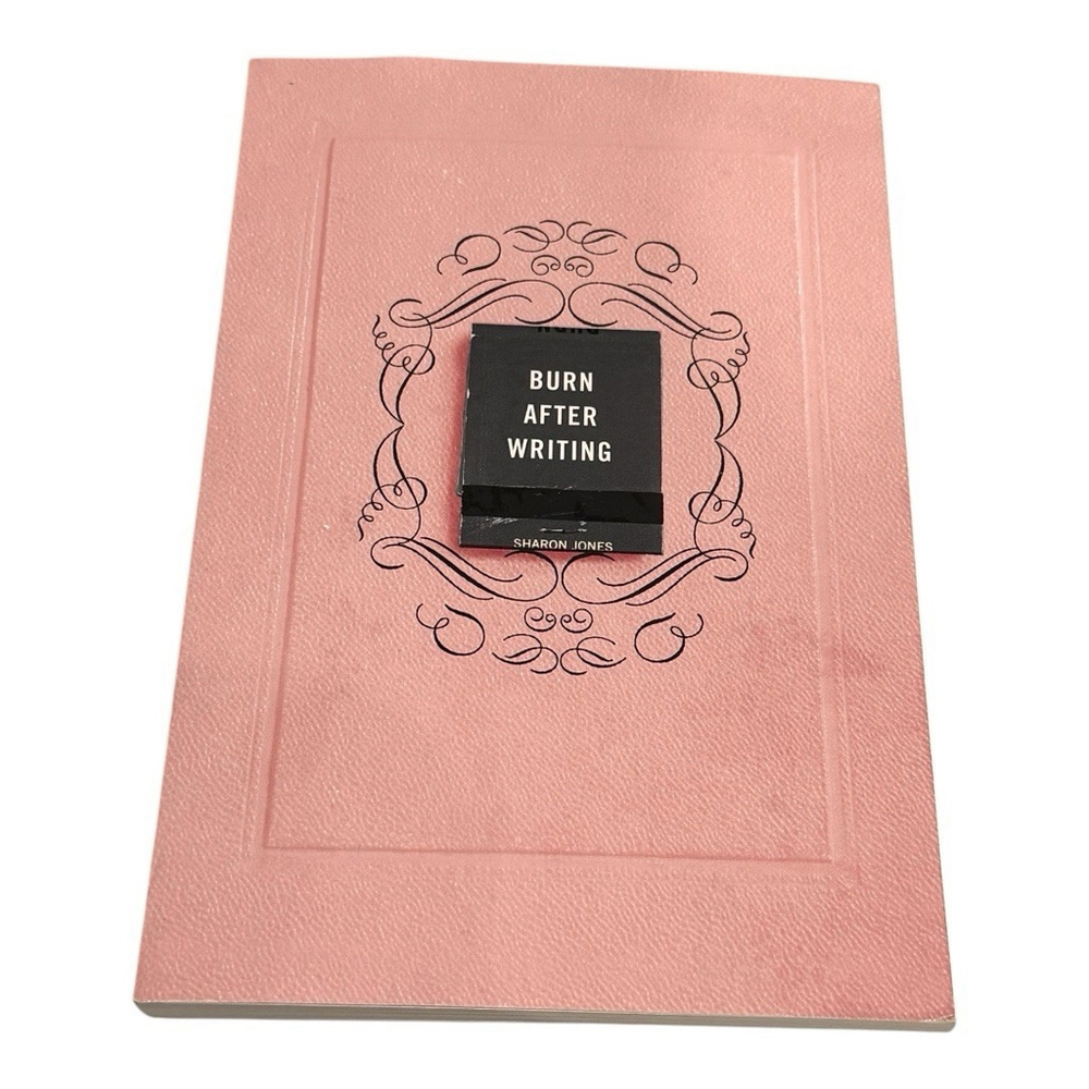 Burn after Writing by Sharon Jones (2020, Trade Paperback) Pink